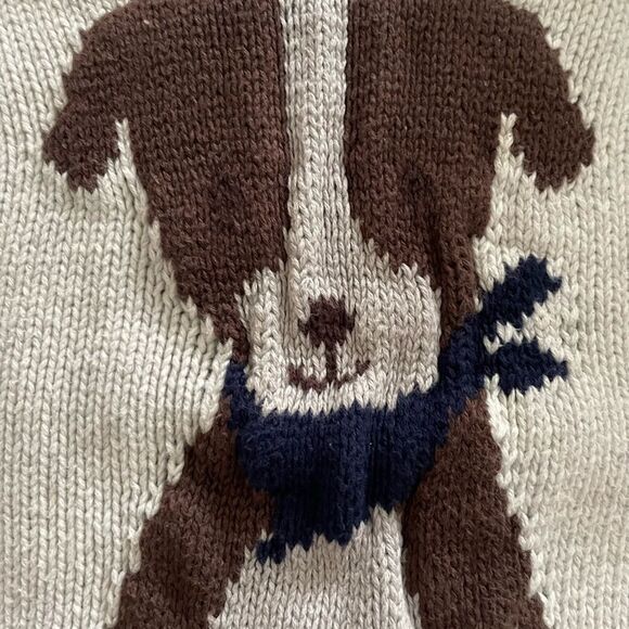 Carters Crew Neck Dog Print Sweater Size 18 Months - Picture 4 of 4